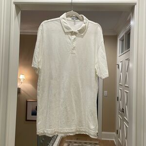 Peter Millar white polo (gh)